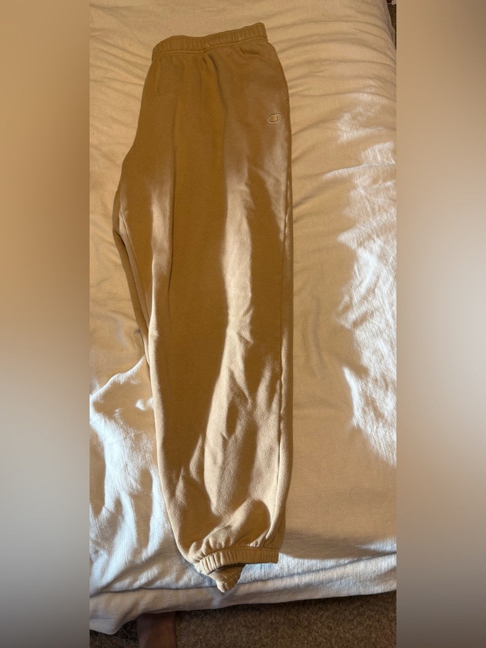 Tan Champion Sweat Pants (XL)